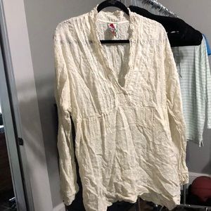 Johnny Was eyelet lace top